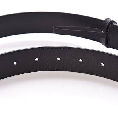 Gucci Calfskin Double G 30mm Belt 90 36 Black 6 of 7