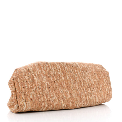 Bottega Veneta Cork The Pouch Oversized Clutch Natural 4 of 7