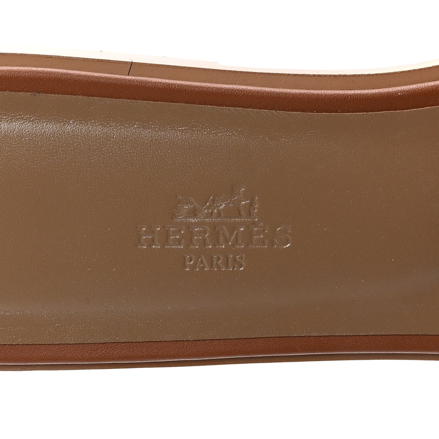 Box Calfskin Oran Sandals 39 Gold