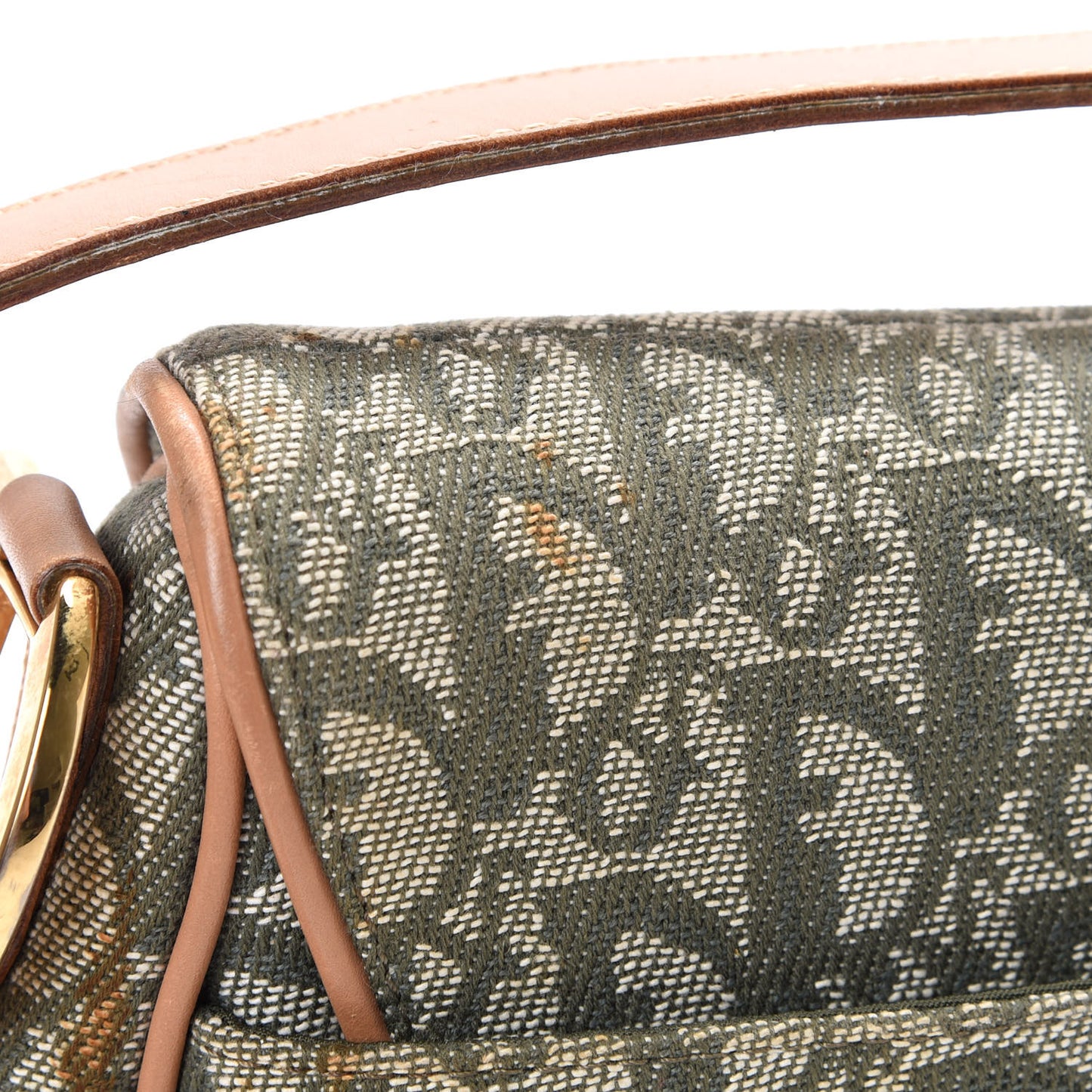 Monogram Double Saddle Bag Green