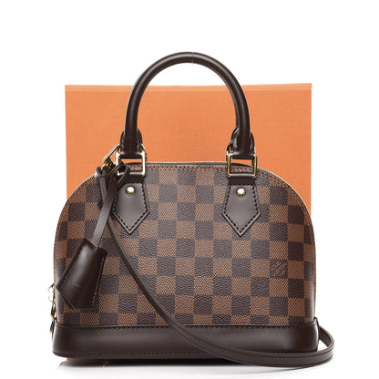 Louis Vuitton Damier Ebene Alma BB 8 of 8