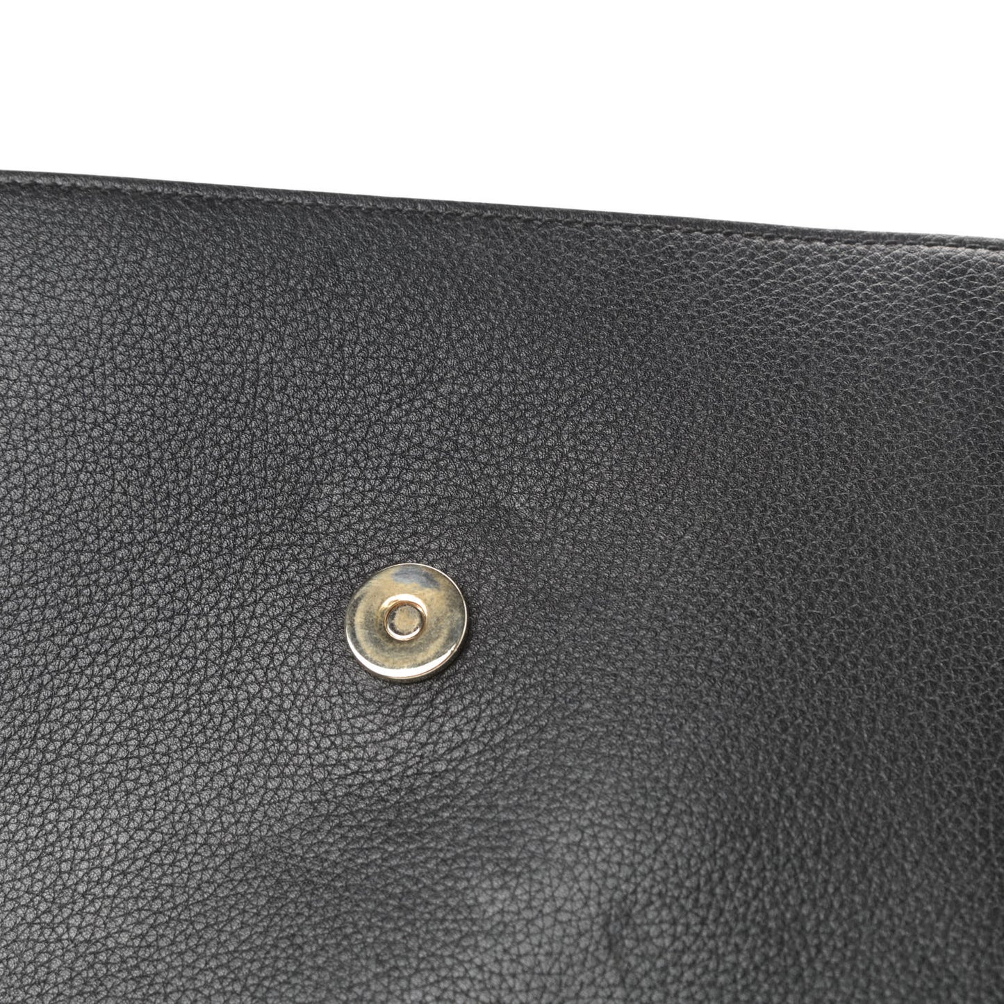Calfskin Medium Faye Shoulder Bag Black