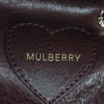 Mulberry Natural Leather Cara Delevigne Convertible Satchel Oxblood 6 of 7