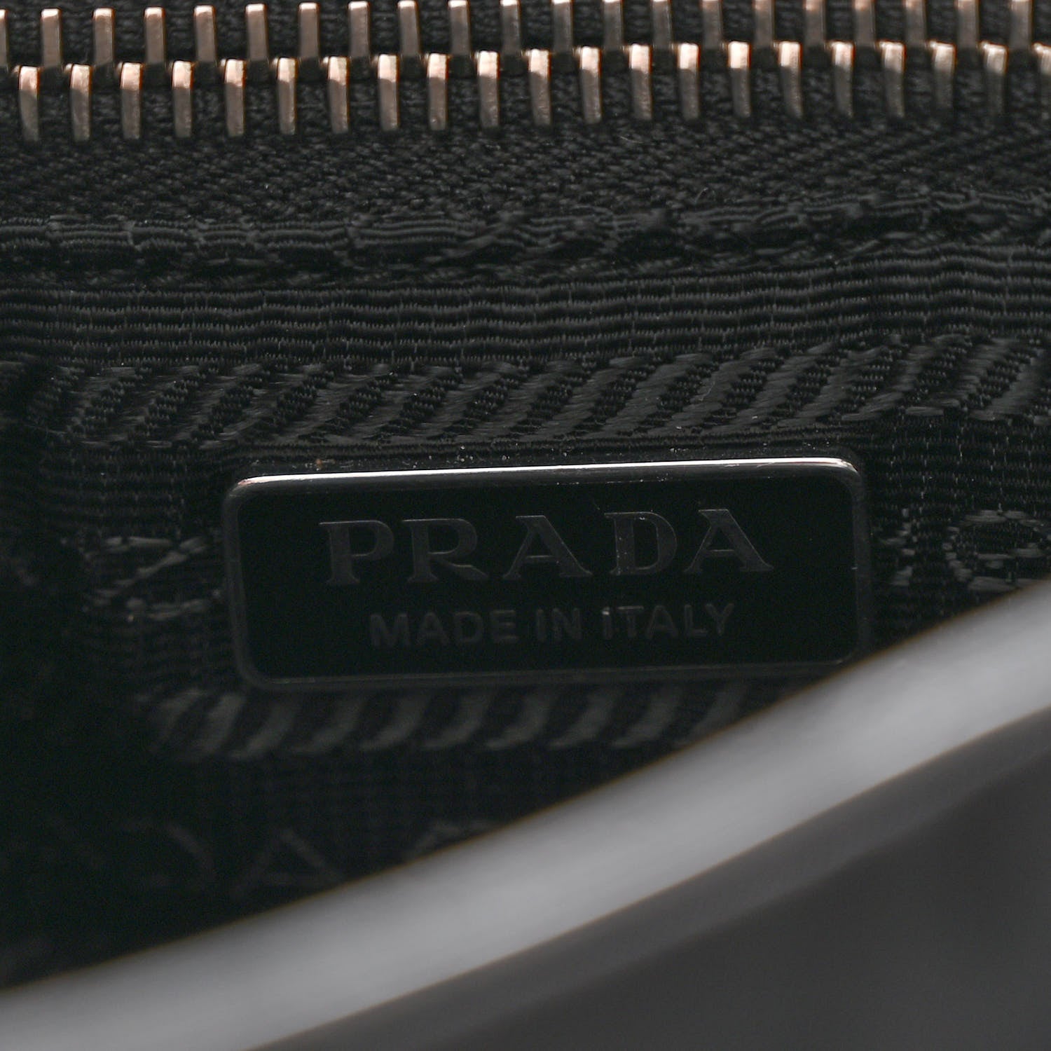 Prada Re-Nylon Spazzolato Re-Edition 2002 Moon Bag Black 6 of 10