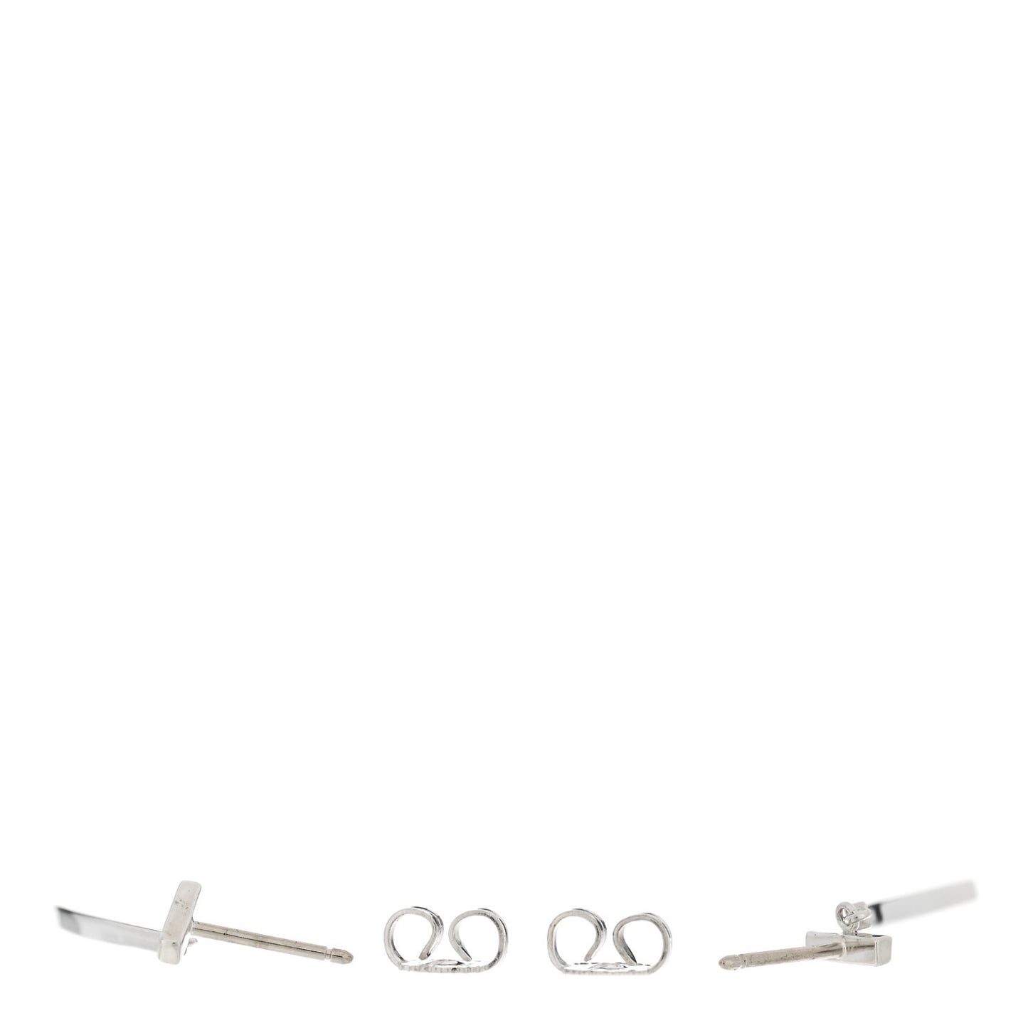Sterling Silver T Wire Bar Earrings