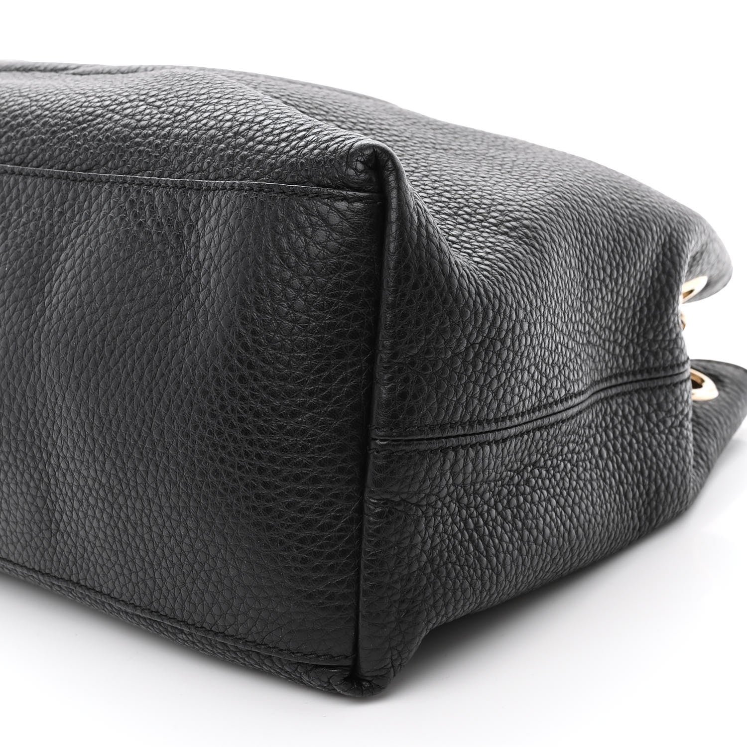 Gucci Pebbled Calfskin Medium Soho Chain Shoulder Bag Black 11 of 11