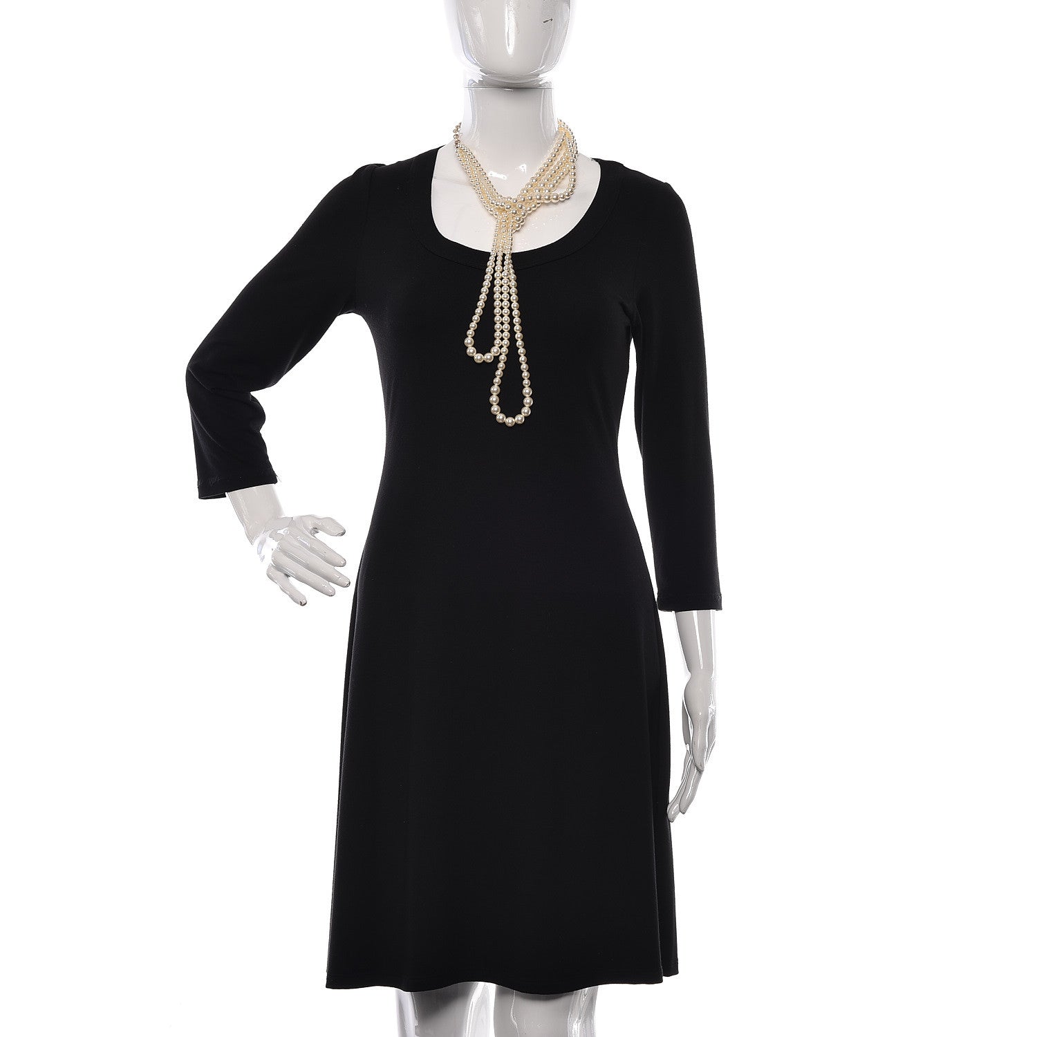 Chanel Pearl Multi Strand CC Necklace Gold 2 of 6