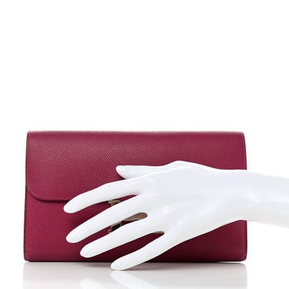 Hermes Epsom Constance Long Wallet Tosca 2 of 7
