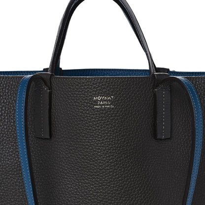 Moynat Taurillon Blush Calfskin Quattro Reversible Tote TPM Blue Zinc 8 of 15