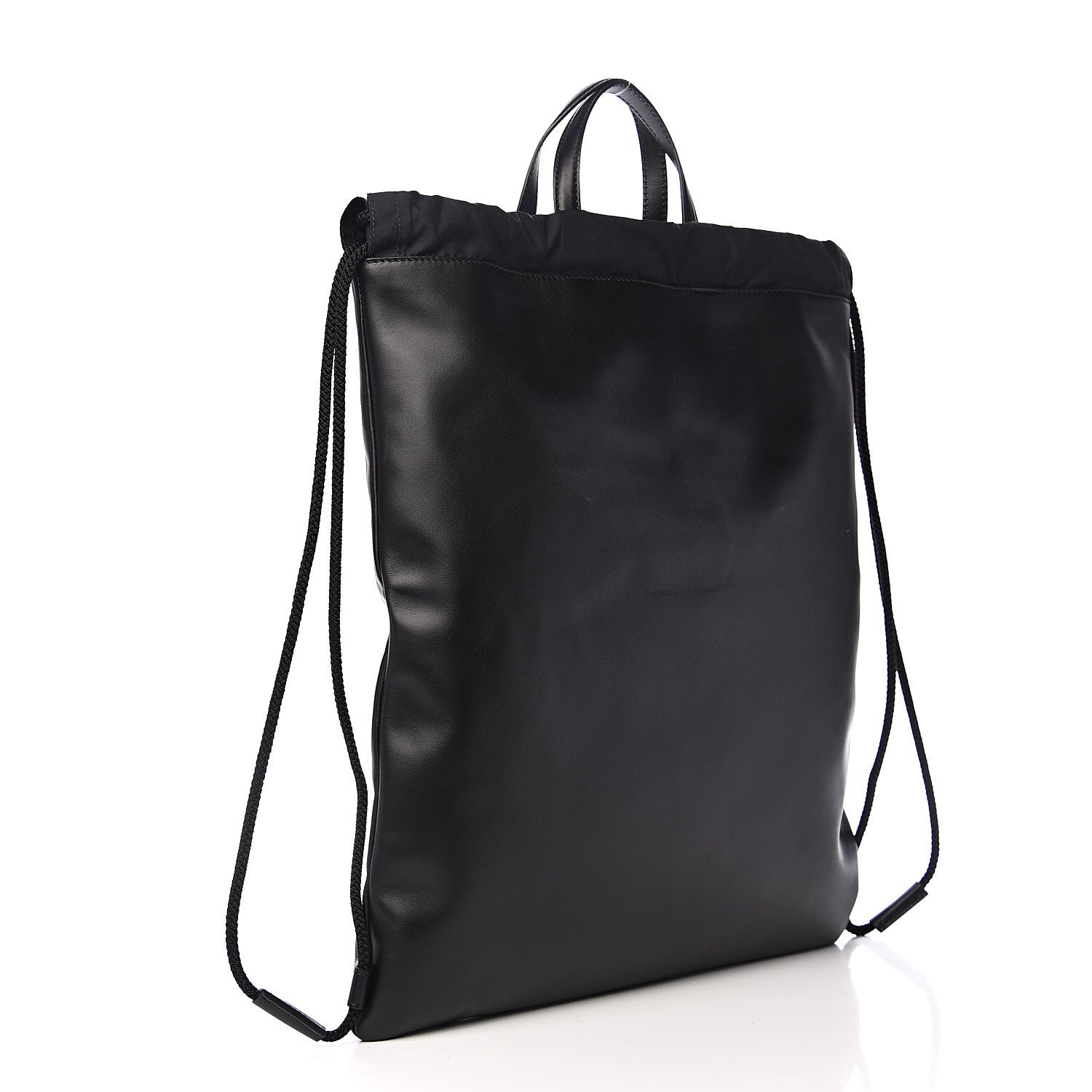 Gucci Calfskin Small GucciGhost Drawstring Backpack Black 2 of 11