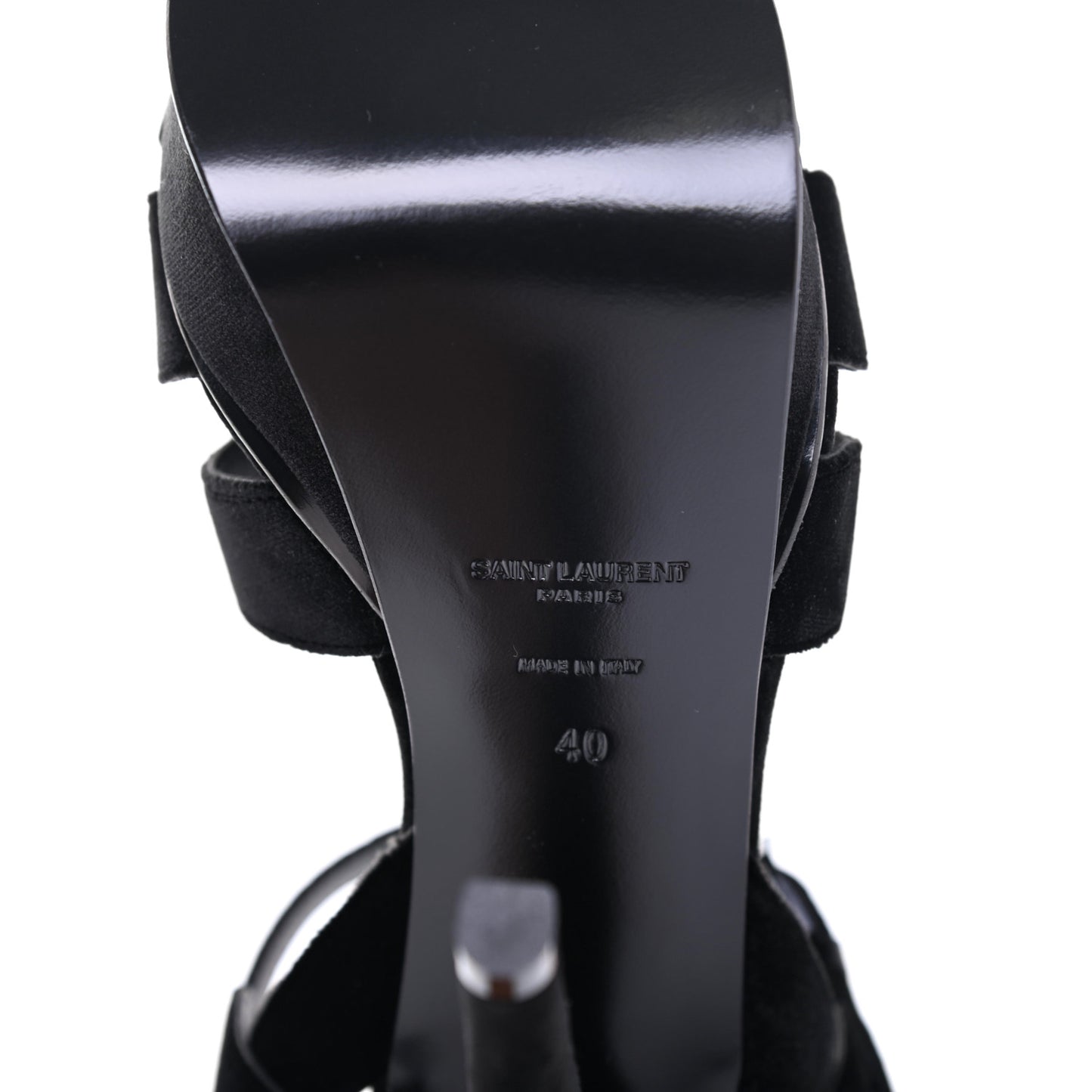 Velvet Tribute 105 Platform Sandals 40 Black