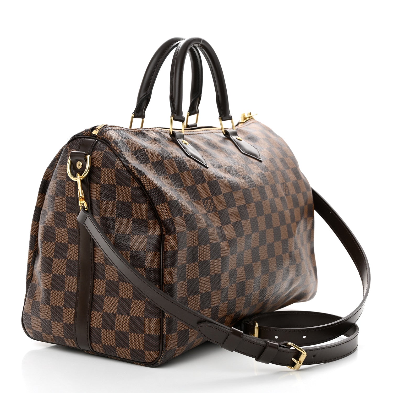 Louis Vuitton Damier Ebene Speedy Bandouliere 35 3 of 12