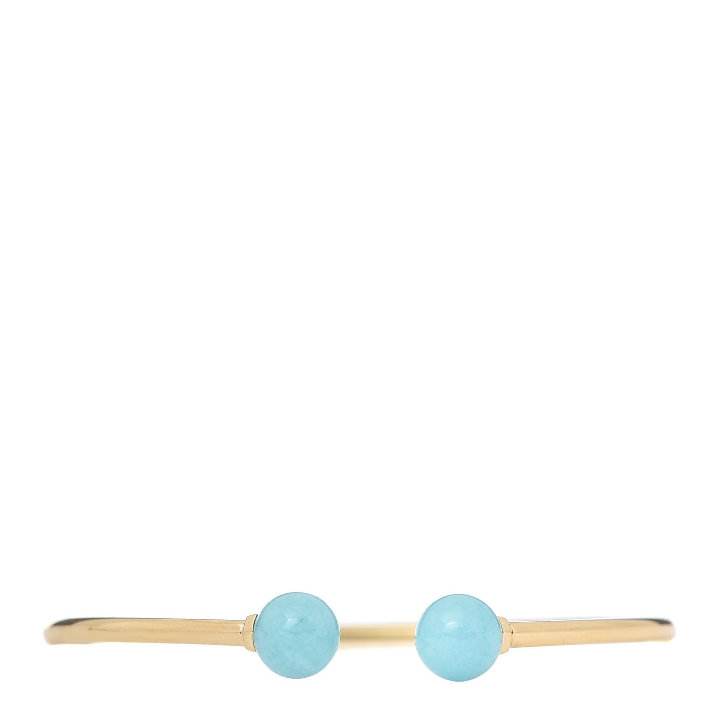18K Yellow Gold Amazonite 8mm HardWear Ball Wire Bracelet
