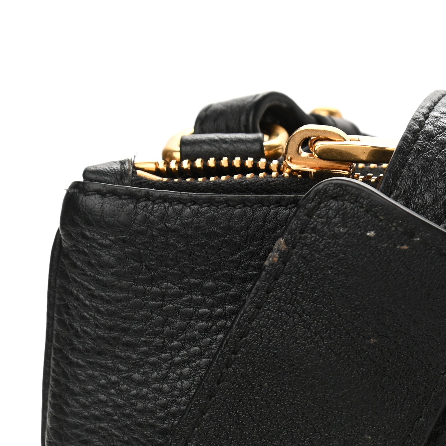 Prada Vitello Daino Double Zip Crossbody Bag Black 11 of 15