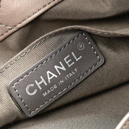 Chanel Calfskin Stitched Large Hobo Grey 6 of 12