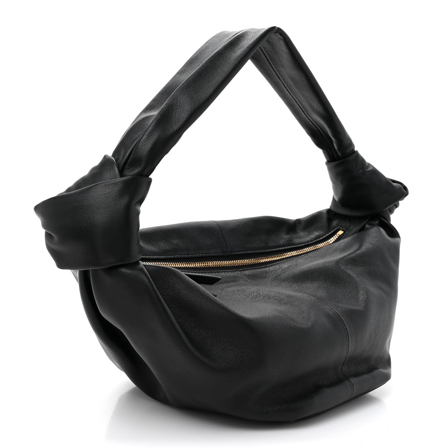 Bottega Veneta Calfskin Mini Double Knot Bag Black 3 of 10