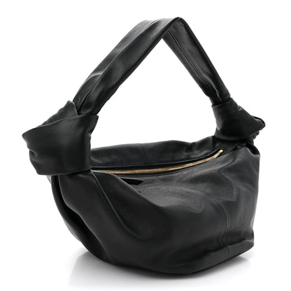 Bottega Veneta Calfskin Mini Double Knot Bag Black 3 of 10