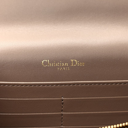 Christian Dior Lambskin Chain Lady Dior Chain Pouch Warm Taupe 6 of 9