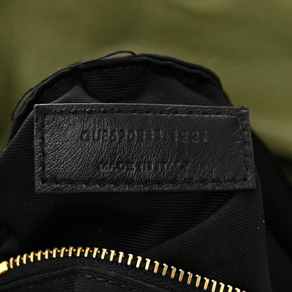 Saint Laurent Lambskin Quilted Toy Loulou Puffer Monogram Chain Satchel Light Pistache 7 of 11