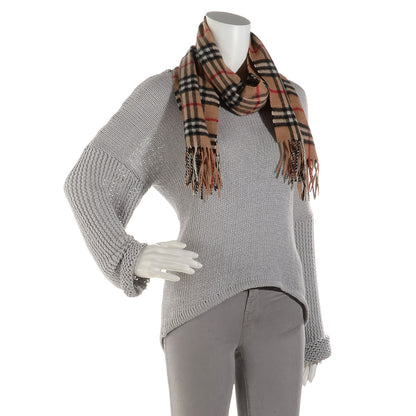 Burberry Cashmere Icon Check Scarf 2 of 4