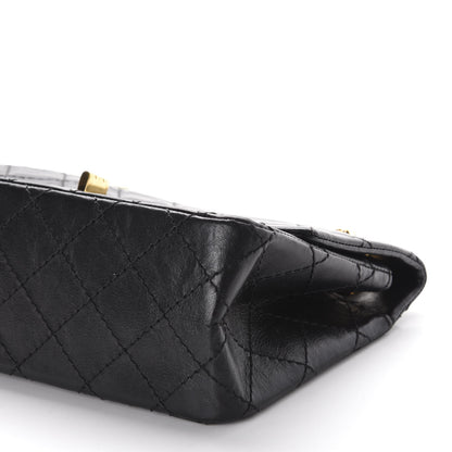 Chanel Aged Calfskin Quilted 2.55 Reissue Mini Flap Black 8 of 13
