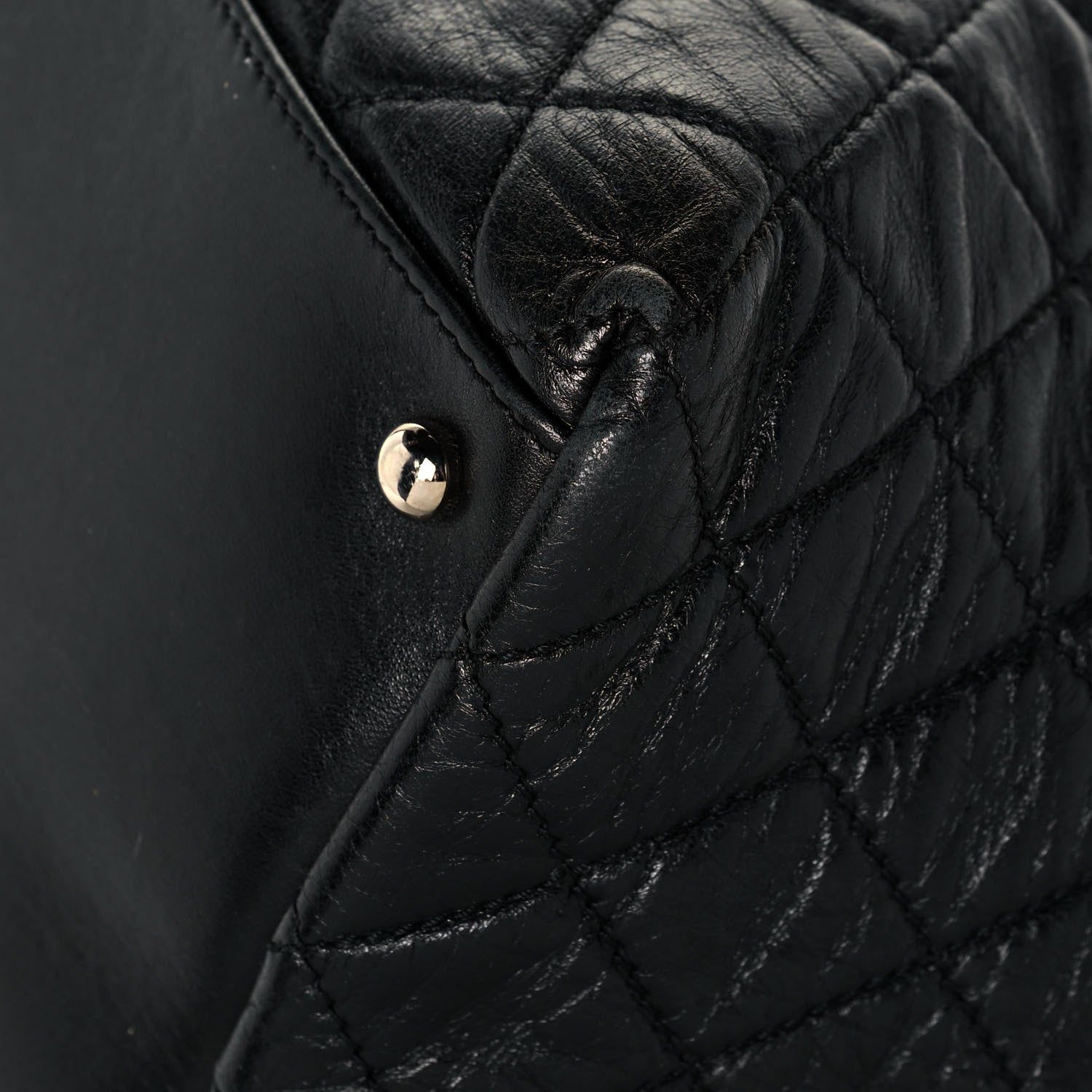 Chanel Lambskin Quilted Beijing Backpack Black 6 of 16