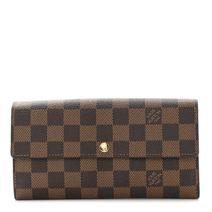Louis Vuitton Damier Ebene Sarah Wallet 1 of 11