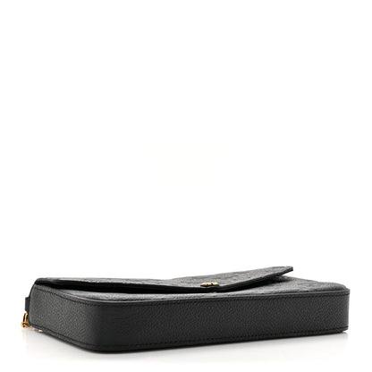Louis Vuitton Empreinte Pochette Felicie Chain Wallet Black 5 of 14