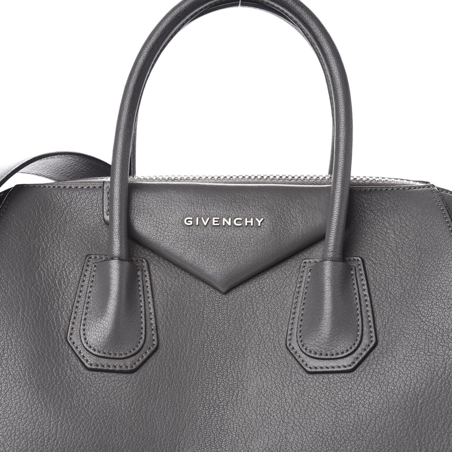 Givenchy Sugar Goatskin Medium Antigona Dark Grey 13 of 13