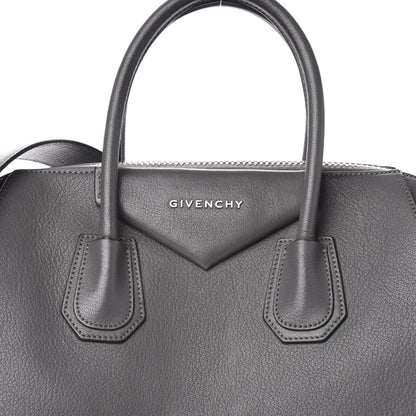 Givenchy Sugar Goatskin Medium Antigona Dark Grey 13 of 13