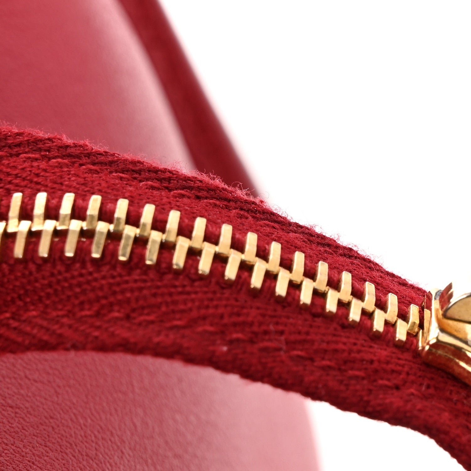 Saint Laurent Calfskin Medium Classic Y Cabas Red 16 of 21