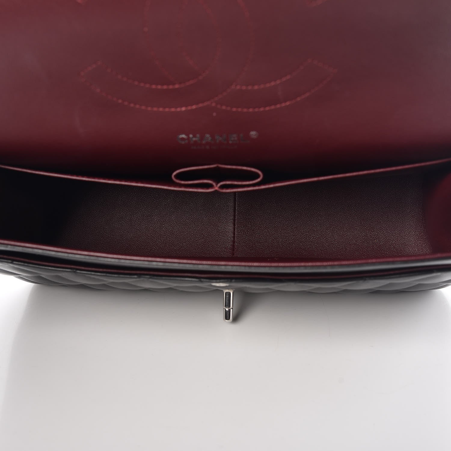 Chanel Lambskin Quilted Jumbo Double Flap Black 5 of 16