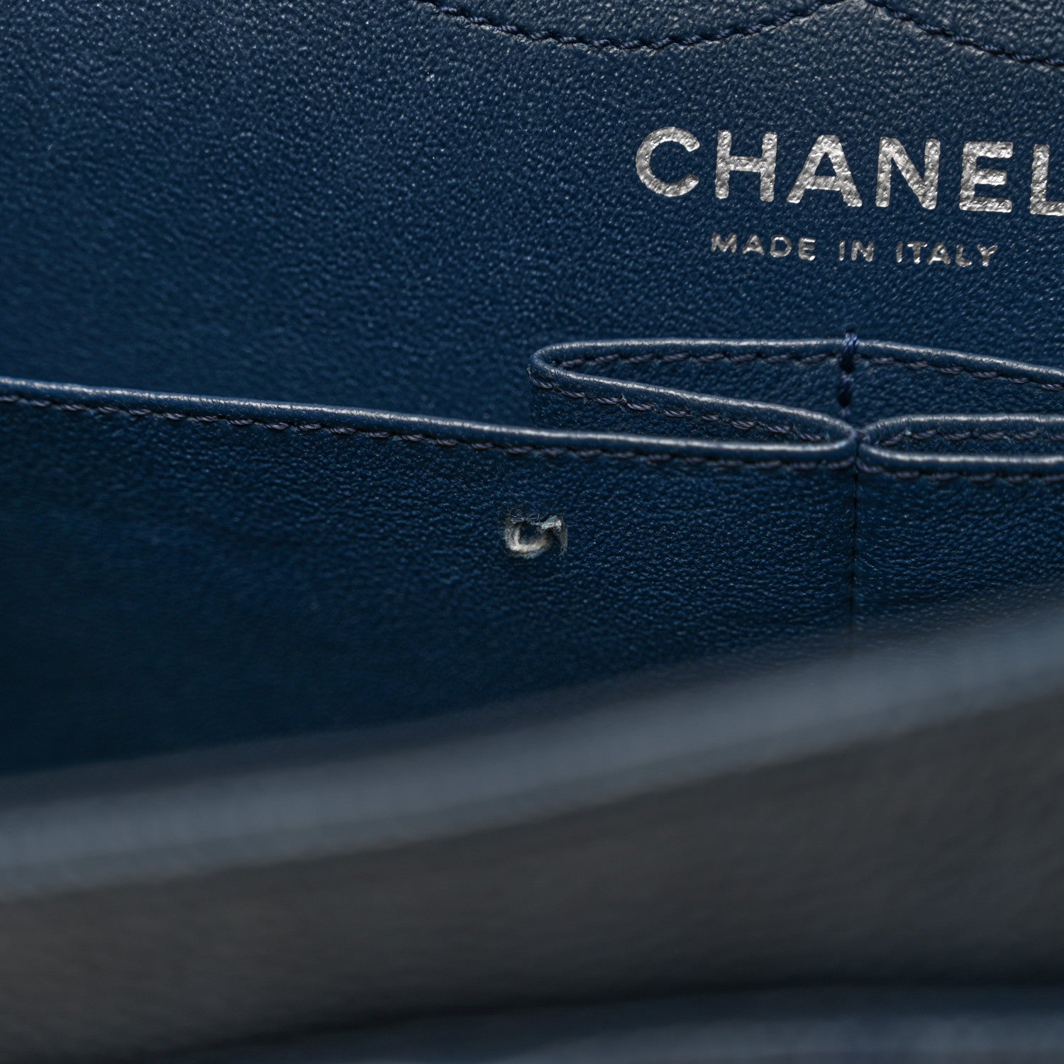 Chanel Caviar Quilted 2.55 Reissue 226 Flap Navy Blue 14 of 14