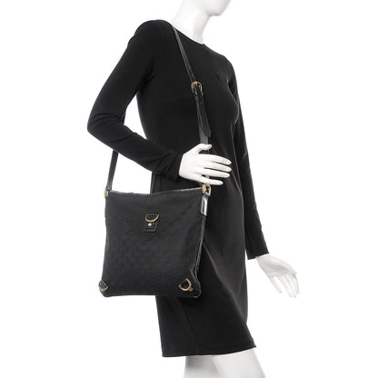 Gucci Monogram Abbey Messenger Bag Black 2 of 8