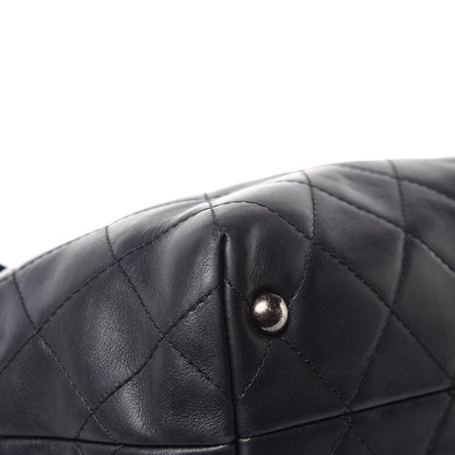Chanel Calfskin Quilted Large Shopping In Chains Tote Black 11 of 12