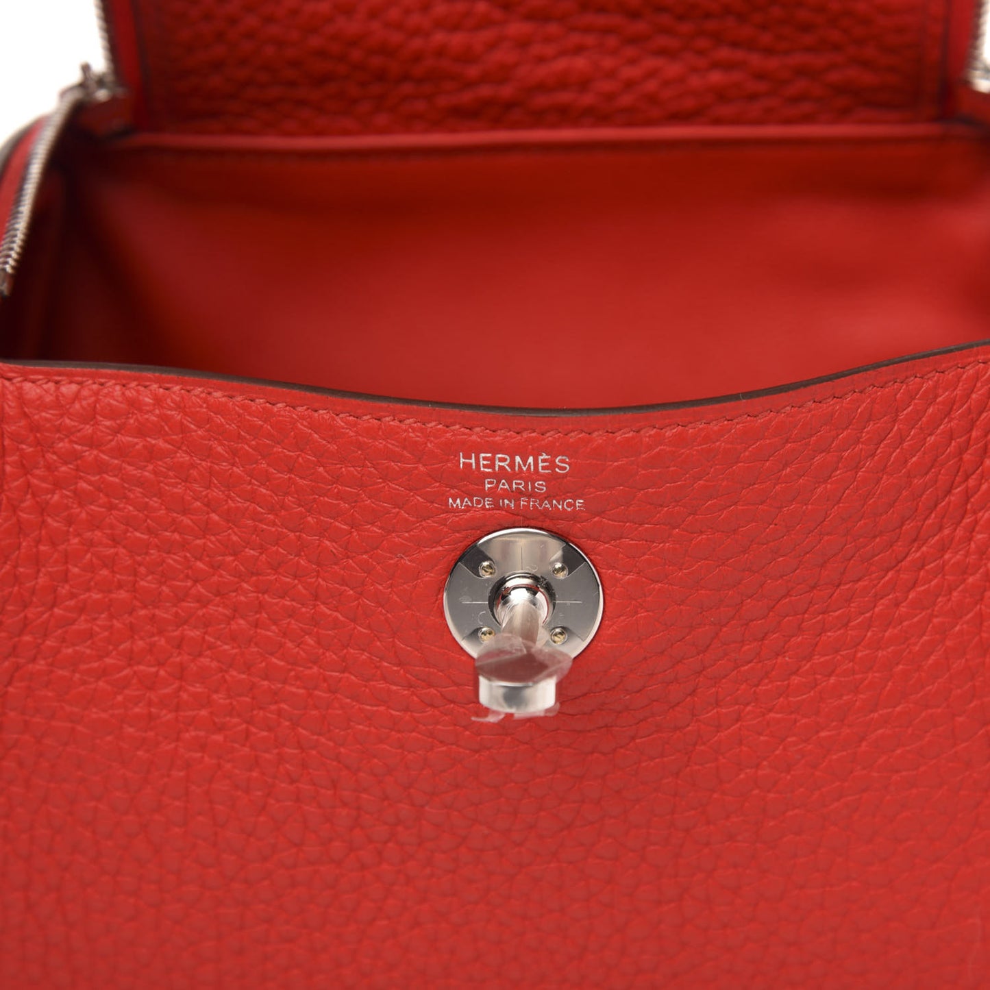 Taurillon Clemence Mini Lindy 20 Rouge De Coeur