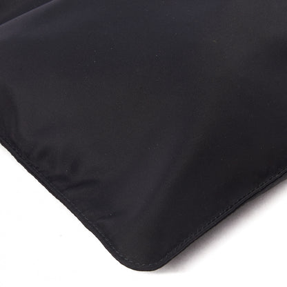 Prada Nylon Vela Flat Messenger Bag Black 6 of 8