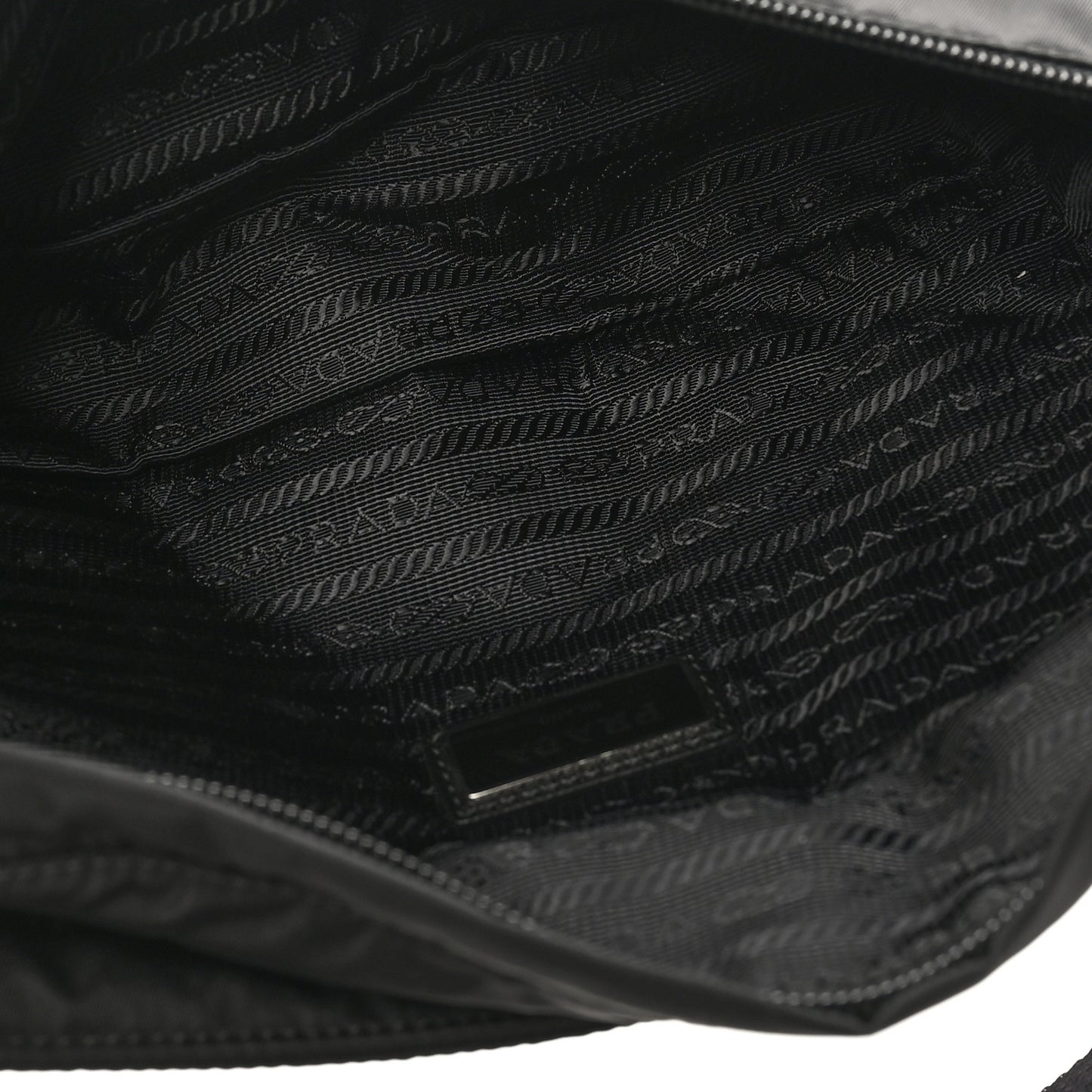 Tessuto Nylon Belt Bag Black