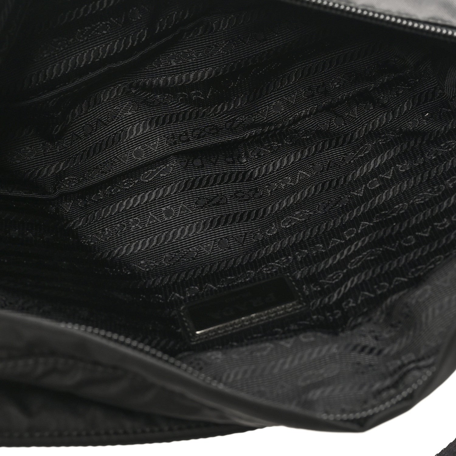 Prada Tessuto Nylon Belt Bag Black 5 of 9