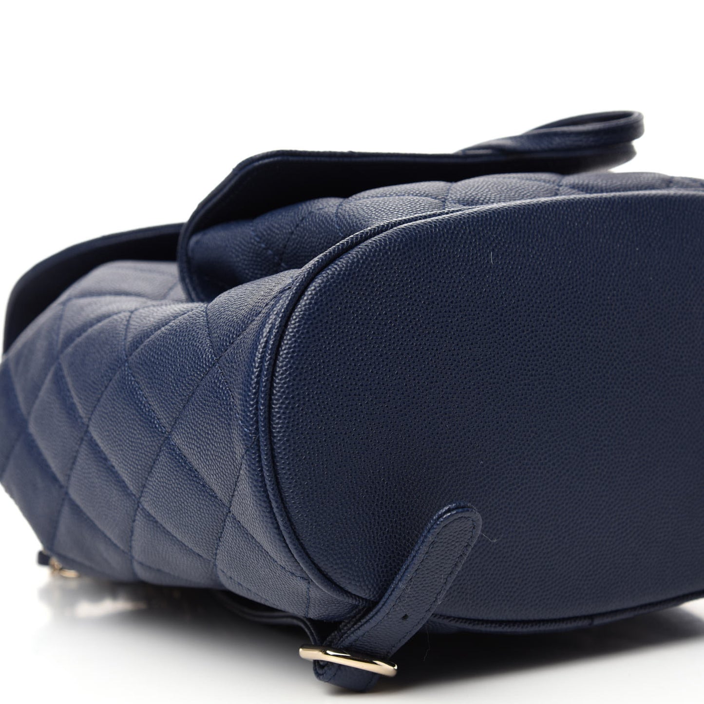 Caviar Quilted Backpack Bag Navy