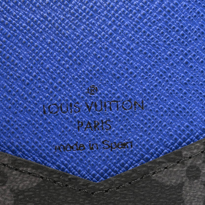 Louis Vuitton Epi Monogram Eclipse Pocket Organizer Black Blue 6 of 11