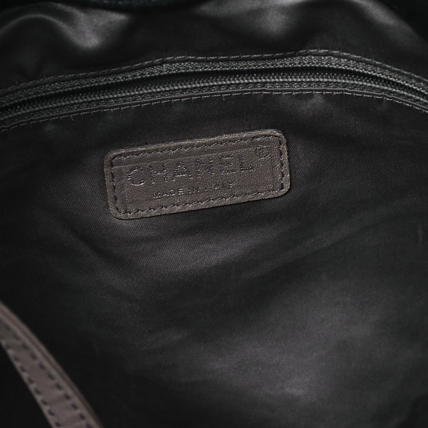 Chanel Crinkled Coated Canvas Le Marais Hobo Black 6 of 13