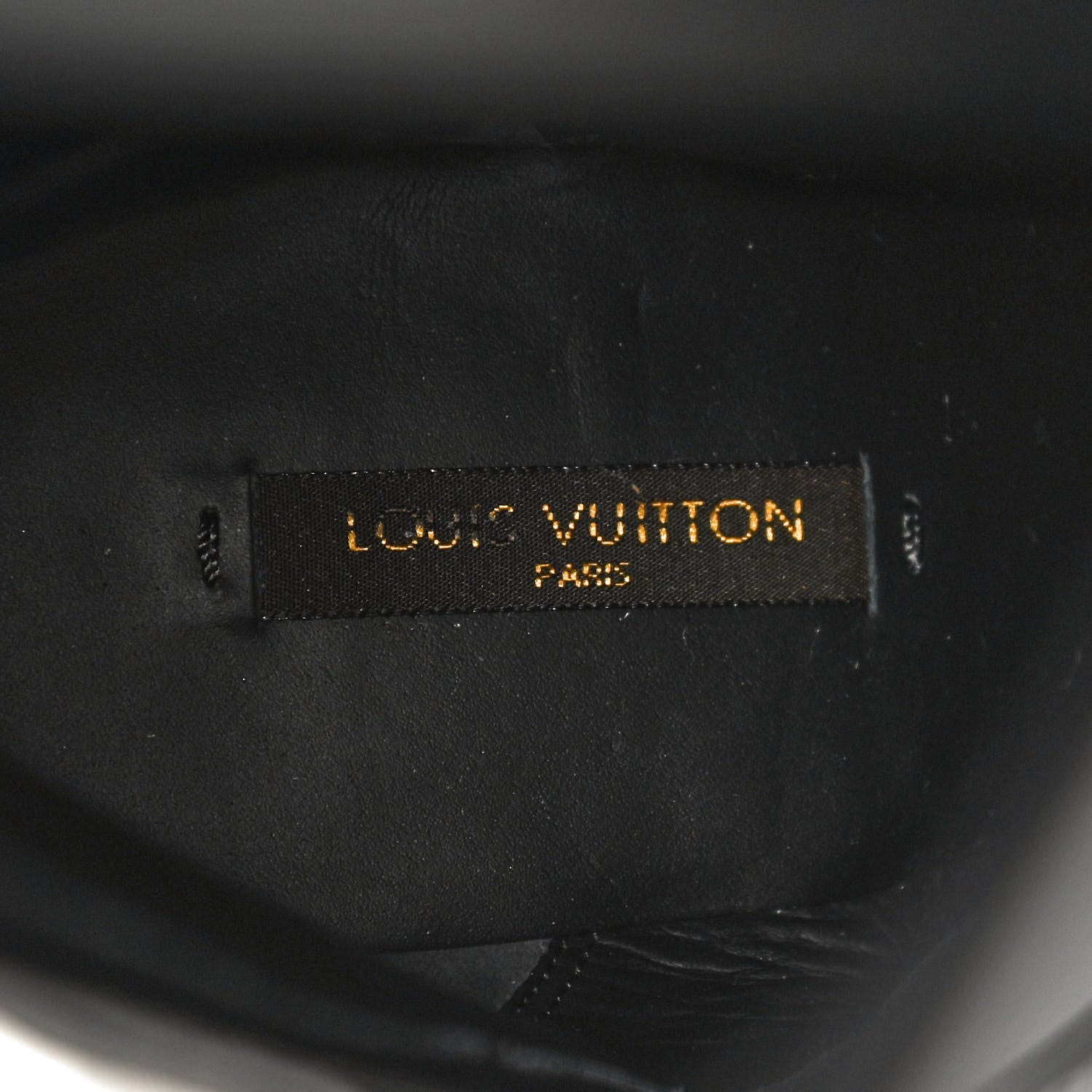 Louis Vuitton Calfskin Belted High Boots 38 Black 10 of 11