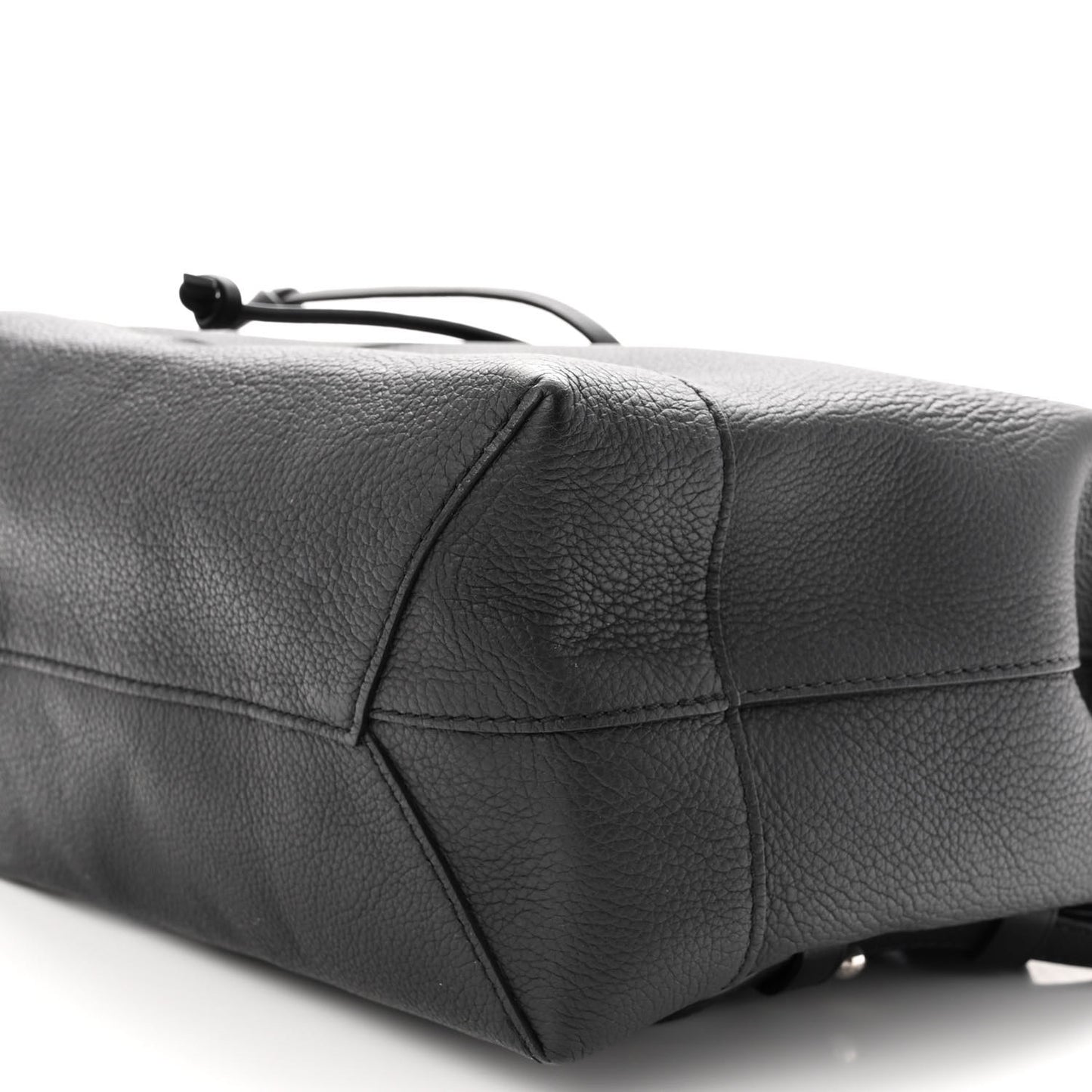 Calfskin Lockme Backpack Black