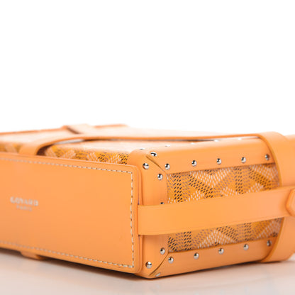 Goyard Goyardine Minaudiere Trunk Bag Yellow 10 of 13