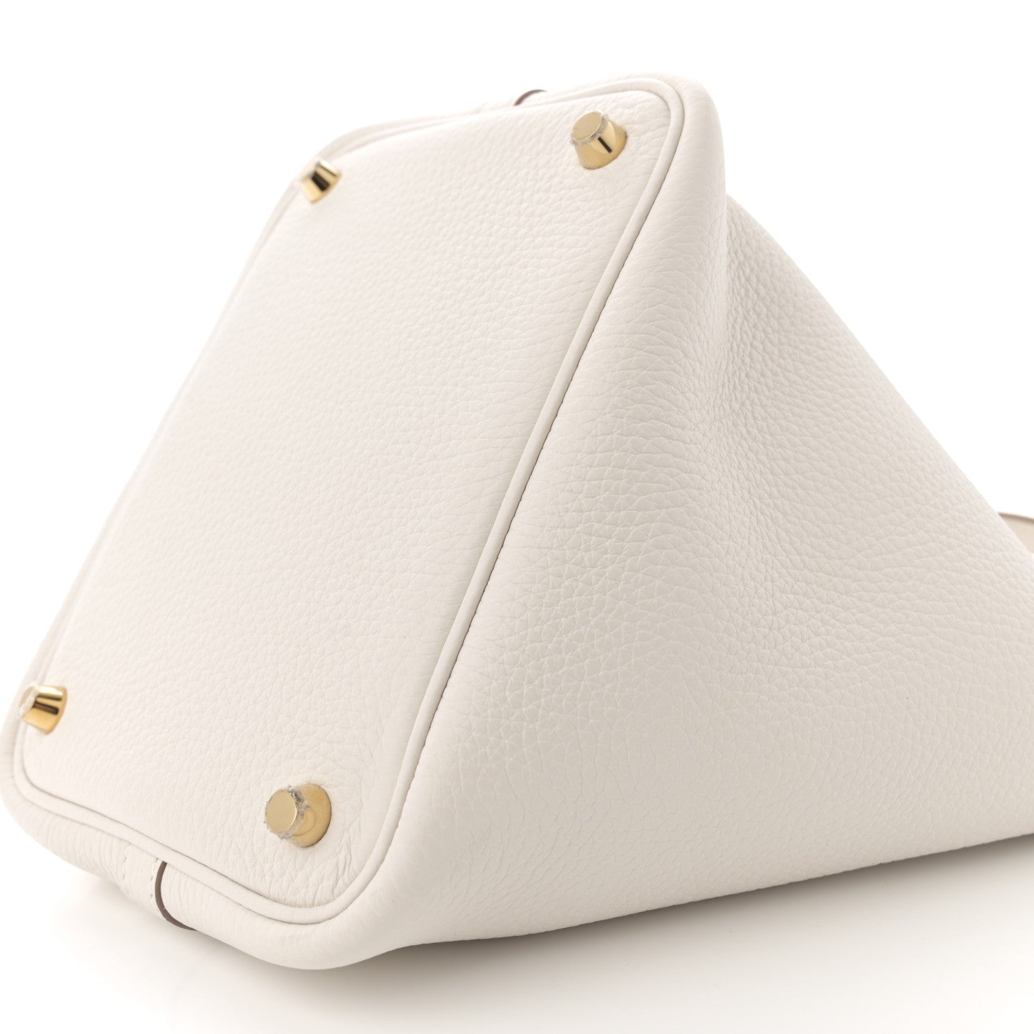 Hermes Taurillon Clemence Picotin Lock 18 PM Gris Pale 10 of 11