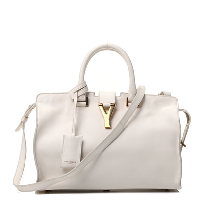 Saint Laurent Calfskin Small Classic Y Cabas White 2 of 16