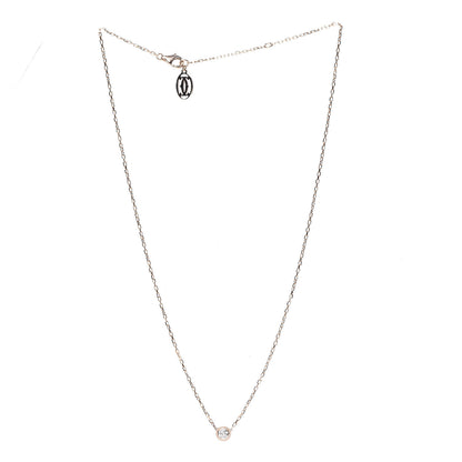 Cartier 18K Pink Gold Diamond LM D'Amour Pendant Necklace 3 of 6