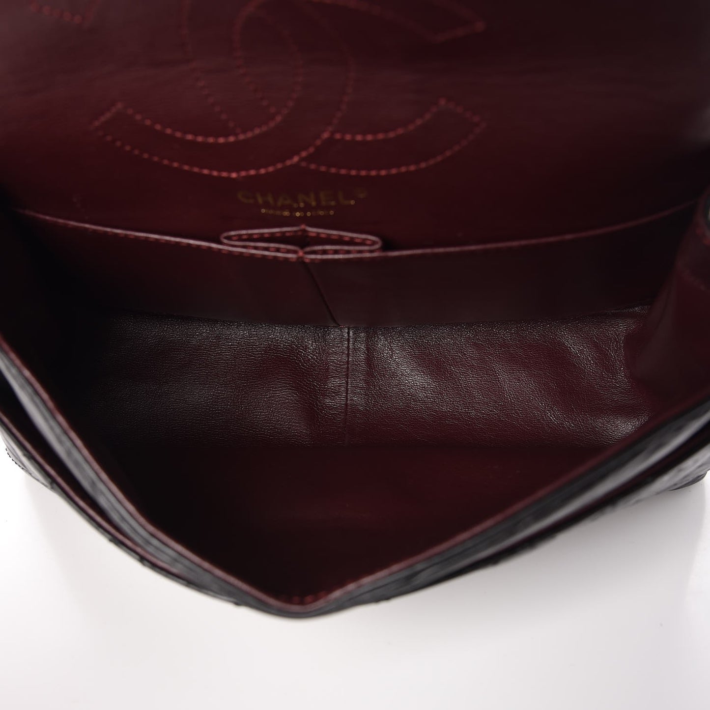 Aged Calfskin Quilted 2.55 Reissue 226 Flap Black