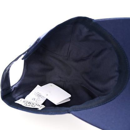 Hermes Cotton Davis Sunshine Hat 57 Marine 7 of 9